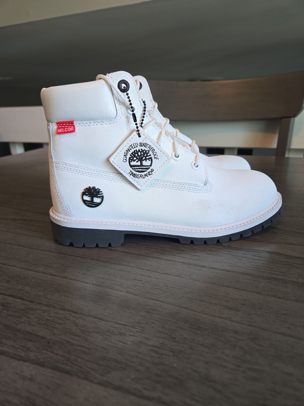 Timberland Kids' White Waterproof 6" Boot